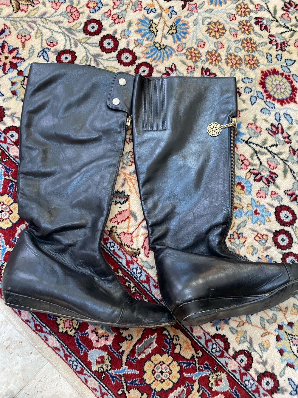 Italian leather boots